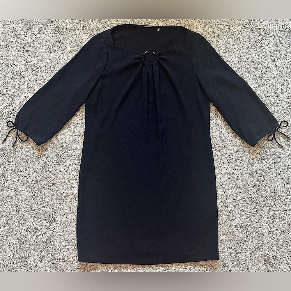 Black Long-Sleeve Elie Tahari Dress - Size 10